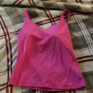LULULEMON SONIC PINK ALIGN TANK WAIST LENGTH